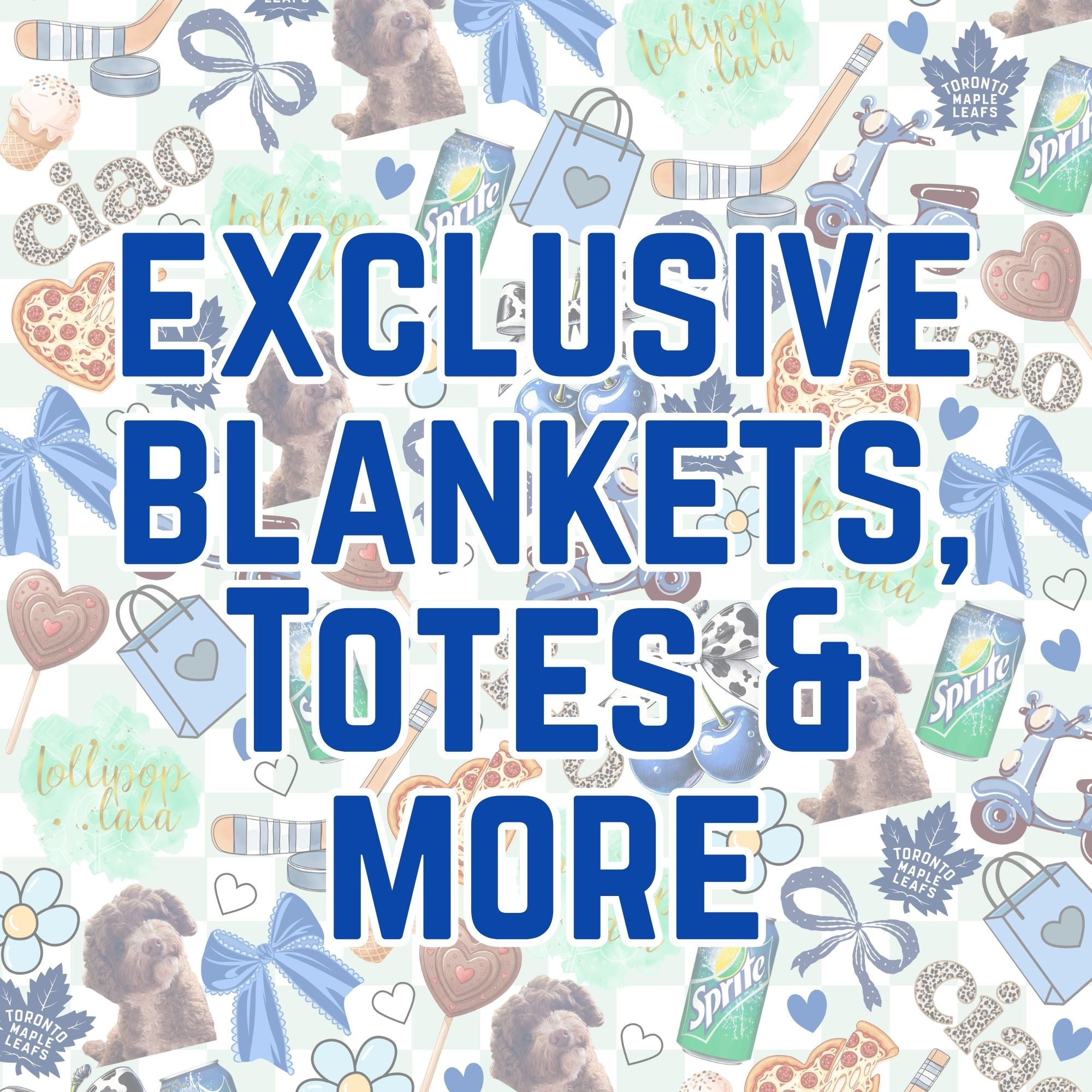 Exclusive Blankets, Totes & Pouches