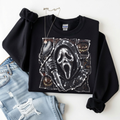 Sparkly Ghost Face
