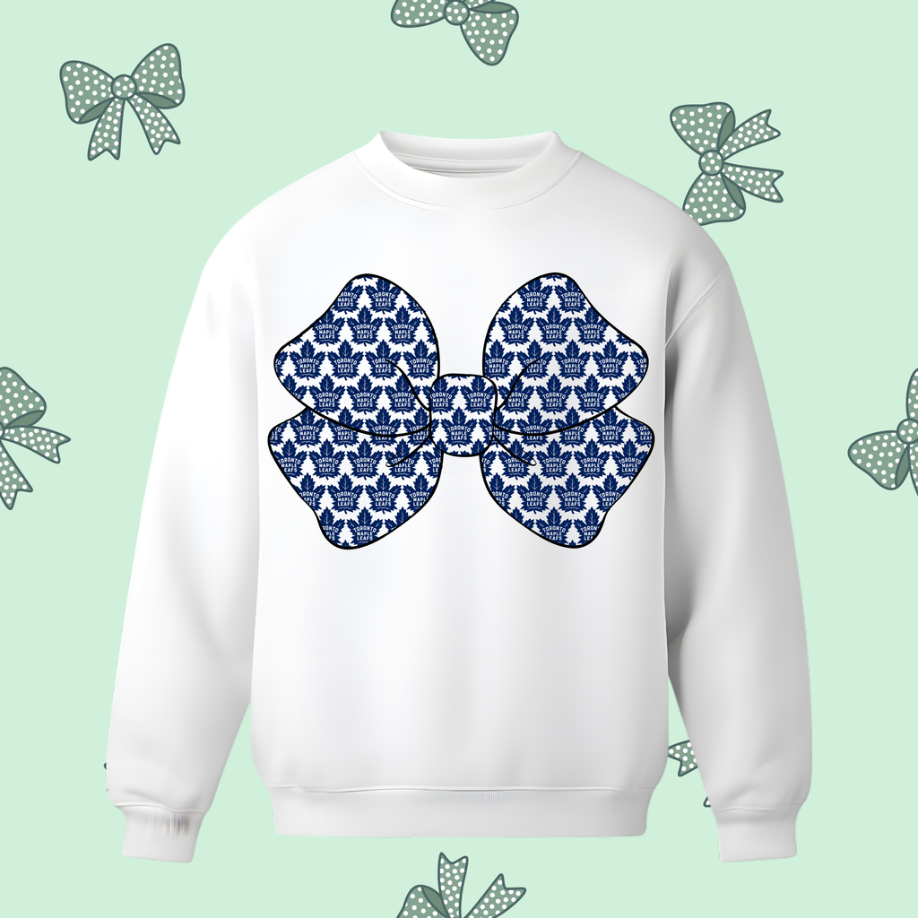 Exclusive Design: Sports Team Bow Edition Crewneck