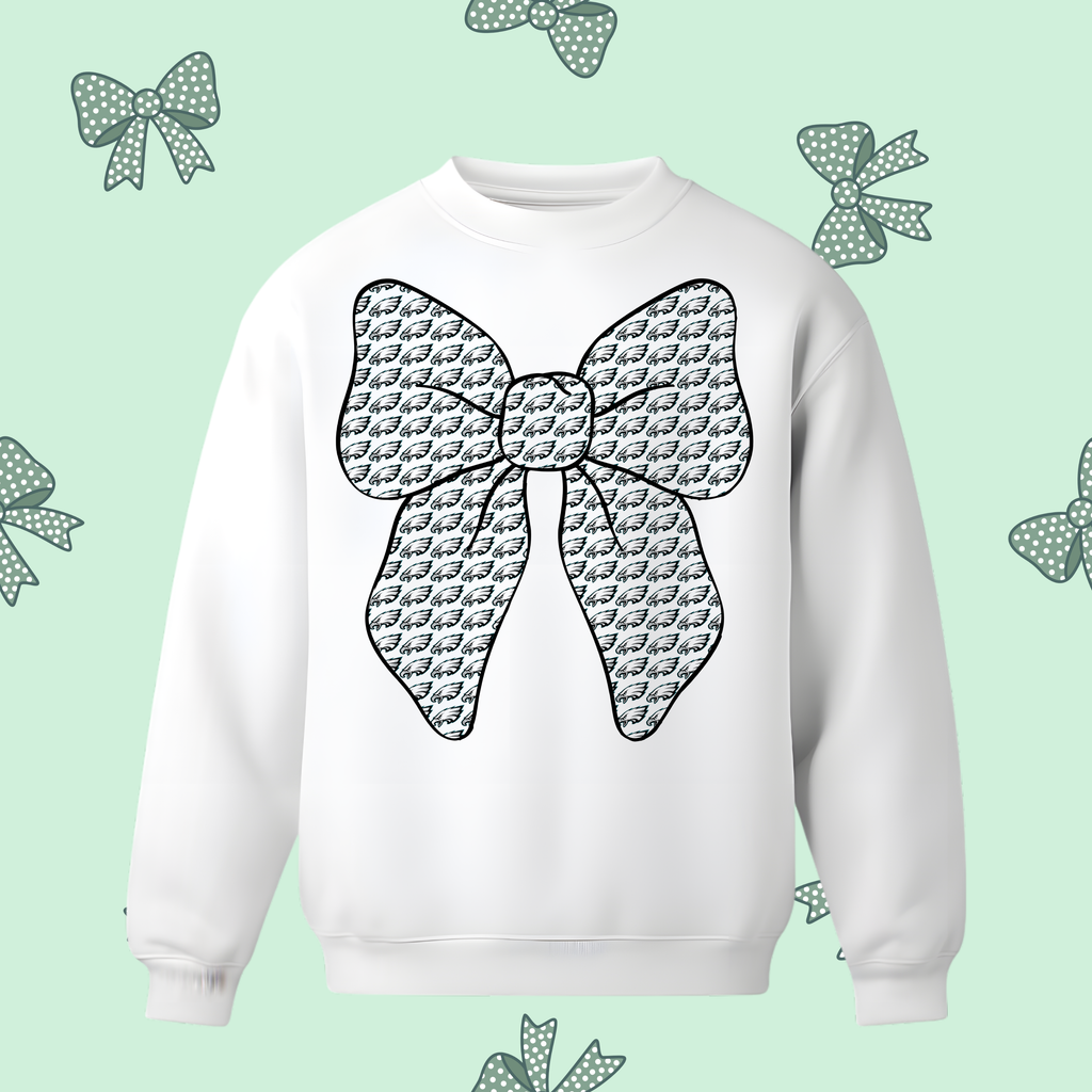 Exclusive Design: Sports Team Bow Edition Crewneck