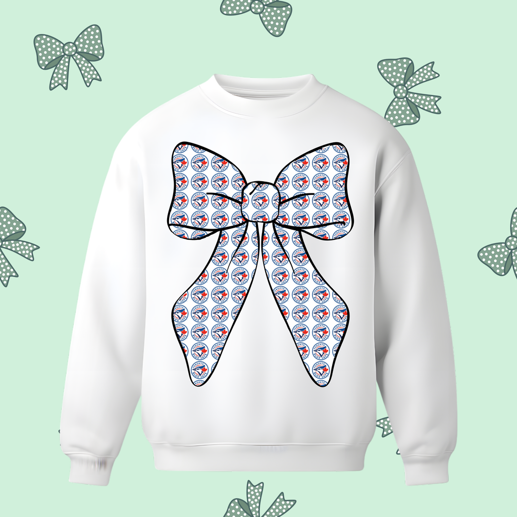 Exclusive Design: Sports Team Bow Edition Crewneck