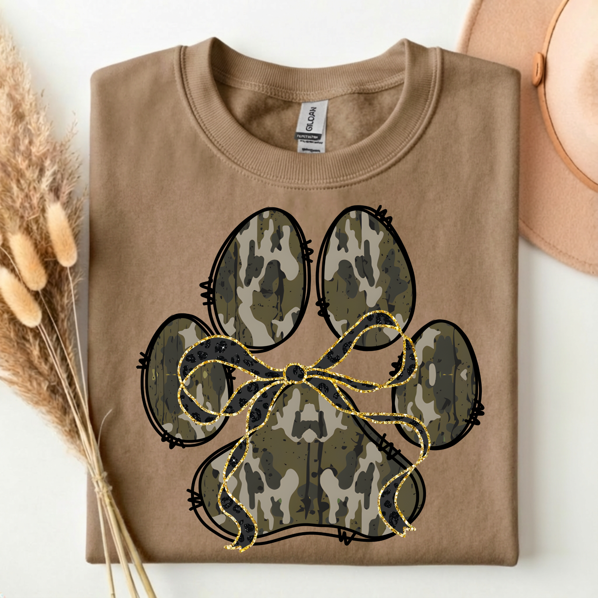 Camo Dog Paw